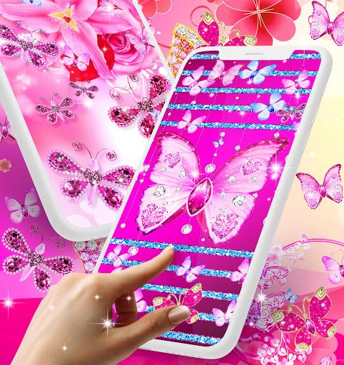 Diamond butterfly wallpapers - عکس برنامه موبایلی اندروید