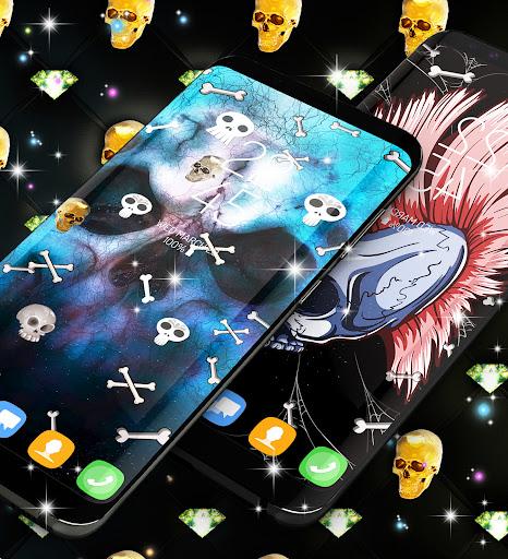 Skull live wallpaper - عکس برنامه موبایلی اندروید