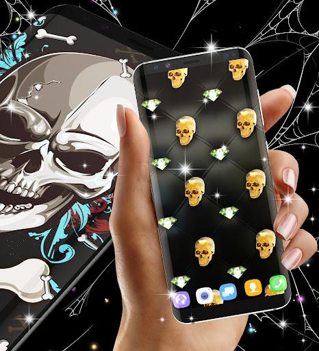 Skull live wallpaper - عکس برنامه موبایلی اندروید