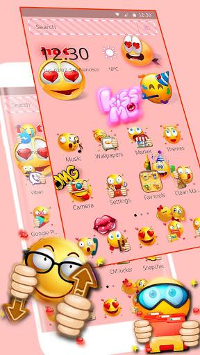 Emoji Wallpaper Theme - Image screenshot of android app