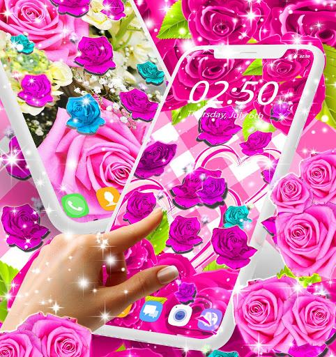 Rose live wallpaper - Image screenshot of android app