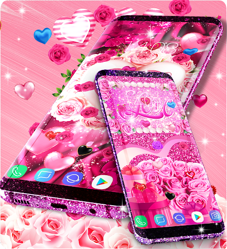 Wallpaper hd rose love - عکس برنامه موبایلی اندروید