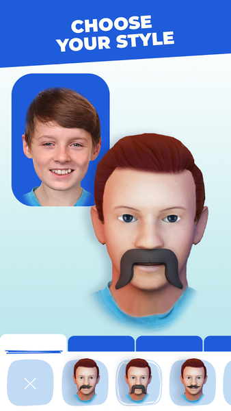 Head morph: photo warp ۳D face - عکس برنامه موبایلی اندروید