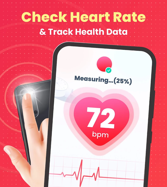 Heart Rate: Heart Rate Monitor - Image screenshot of android app