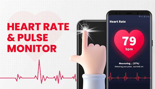 Heart Rate Monitor - Pulse App - Image screenshot of android app