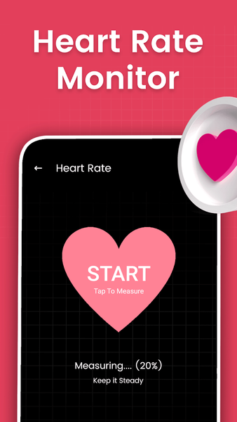 Heart Rate Monitor: Pulse Scan - عکس برنامه موبایلی اندروید