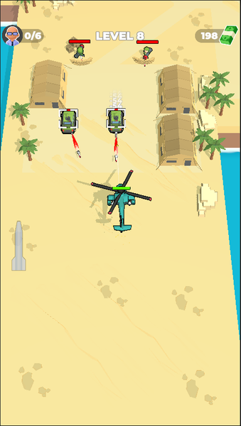 Helicopter Attack - Gameplay image of android game