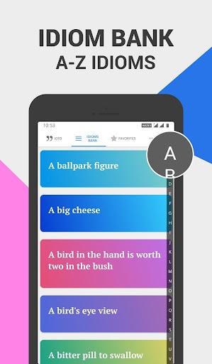 Idioms and Phrases - Learn Eng - Image screenshot of android app