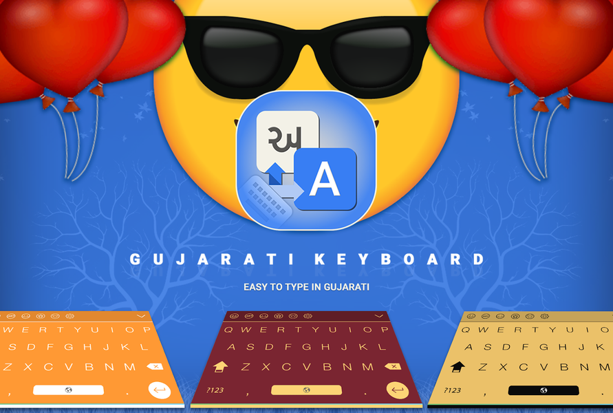 Easy Gujarati Typing Keyboard - عکس برنامه موبایلی اندروید