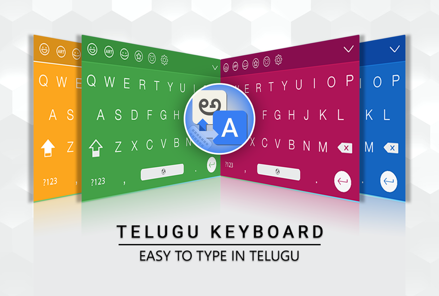 Telugu Keyboard - عکس برنامه موبایلی اندروید