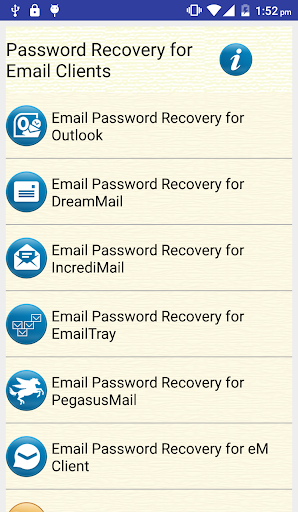 Email Password Recovery Help - Image screenshot of android app