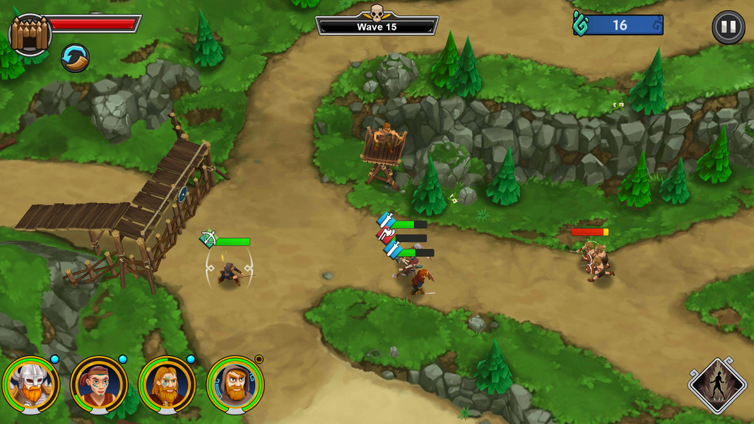 Heroes of Valhalla - Gameplay image of android game