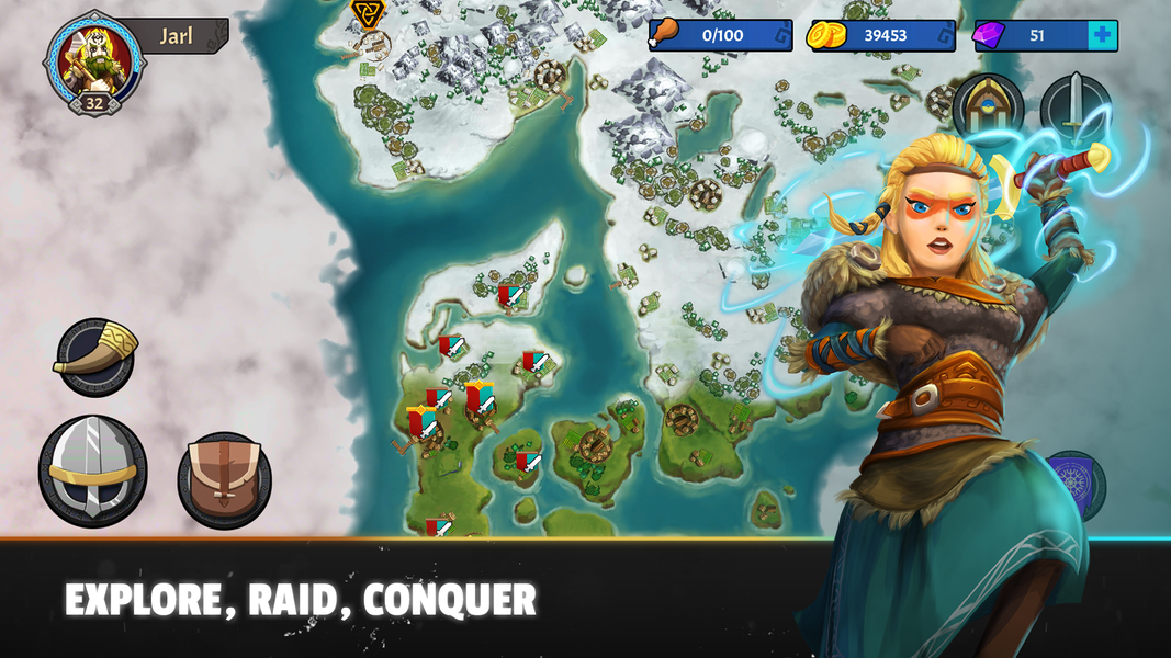 Heroes of Valhalla - Gameplay image of android game