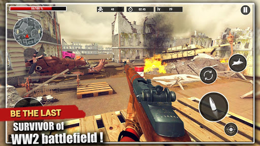 World war Sniper 3D: FPS Shooting Gun Games 2020 - Gameplay image of android game