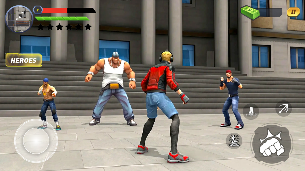 Hero Fighting: Vegas City - Gameplay image of android game