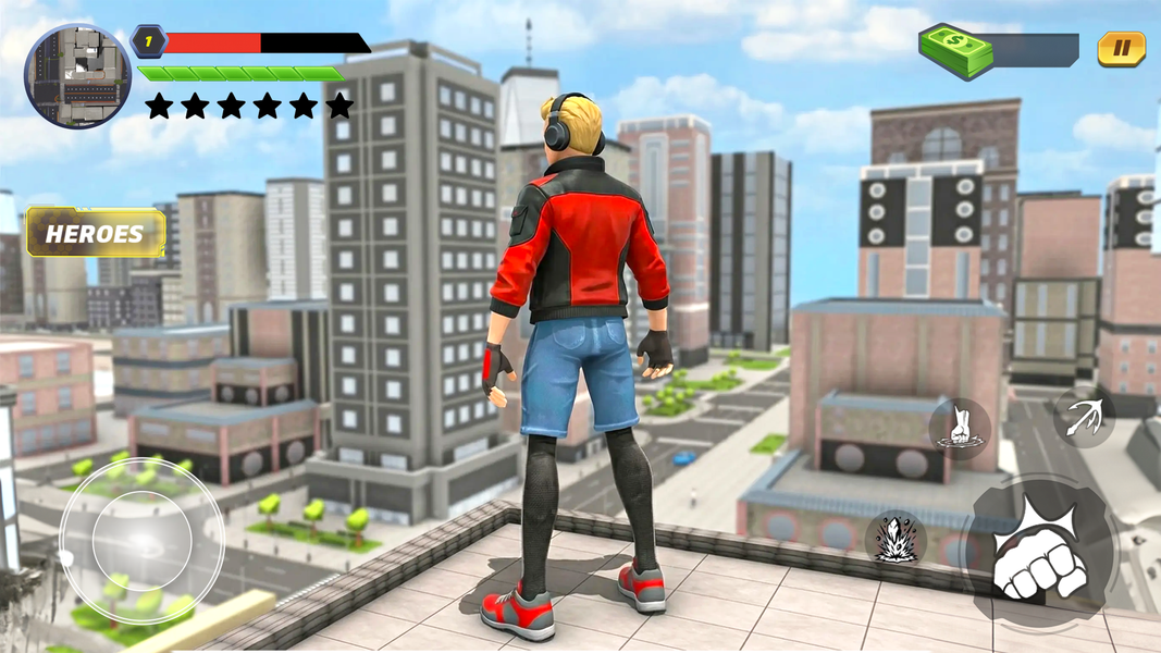 Hero Fighting: Vegas City - Gameplay image of android game