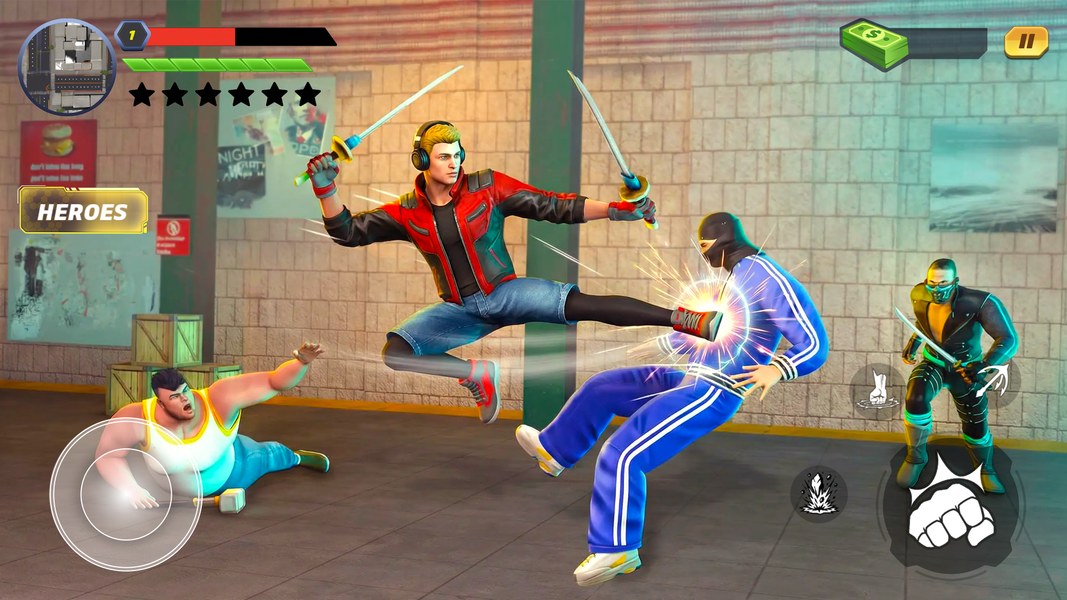 Hero Fighting: Vegas City - Gameplay image of android game
