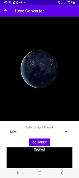 Hevc Player & Converter (Mp4) - Image screenshot of android app