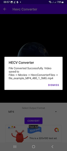 Hevc Player & Converter (Mp۴) - عکس برنامه موبایلی اندروید