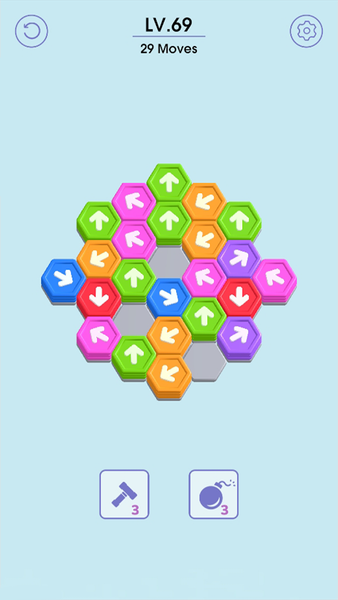Tap Hexa ۳D:Color Sort - عکس بازی موبایلی اندروید