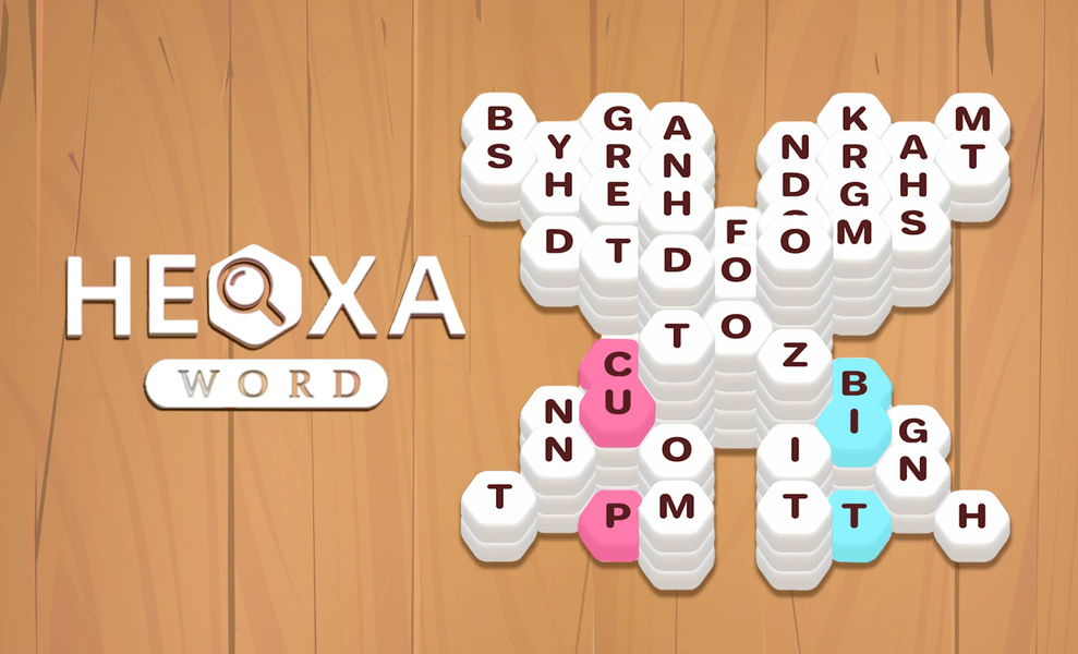 Hexa Word: Hexagon Word Block - عکس بازی موبایلی اندروید