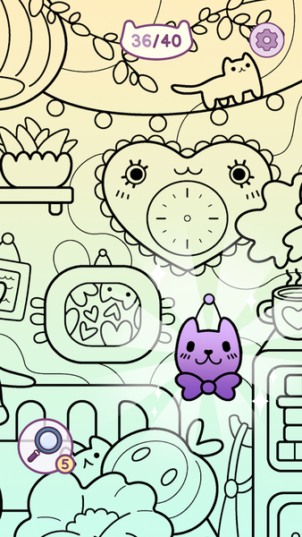 Hidden Cats - Art Story - عکس بازی موبایلی اندروید
