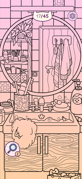 Hidden Cats - Art Story - عکس بازی موبایلی اندروید
