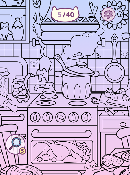 Hidden Cats - Art Story - عکس بازی موبایلی اندروید