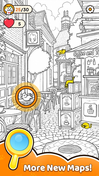 Find Cats: Spot Hidden Object - عکس بازی موبایلی اندروید