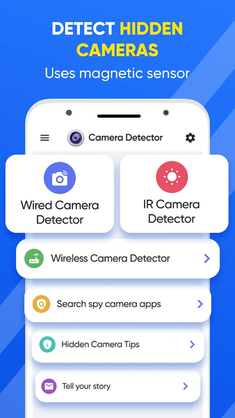Hidden Device Camera Detector - عکس برنامه موبایلی اندروید