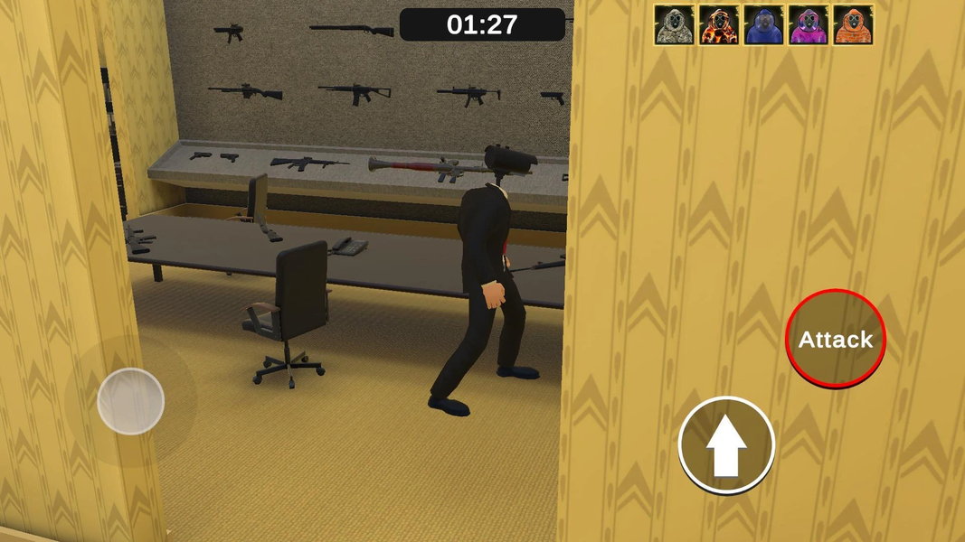Hide and Seek Backrooms Online - Gameplay image of android game