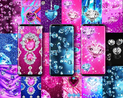 Diamond live wallpaper - Image screenshot of android app