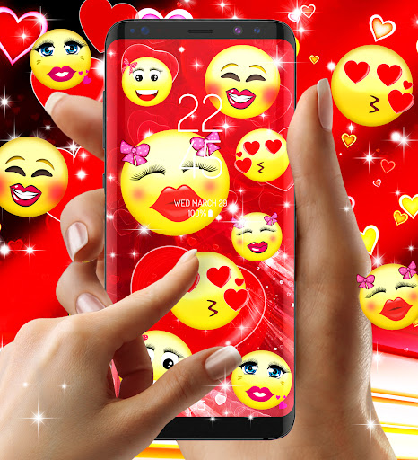 Colorful Emoticons Live Wallpaper for Phone - free download