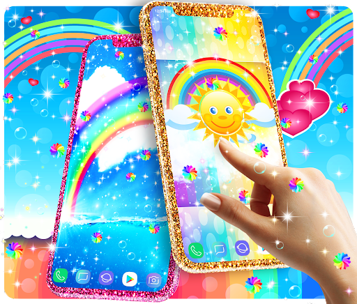 Rainbow live wallpaper - عکس برنامه موبایلی اندروید