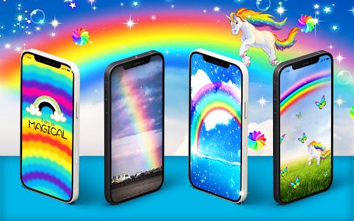 Rainbow live wallpaper - عکس برنامه موبایلی اندروید