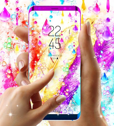 Watercolor live wallpapers - Image screenshot of android app