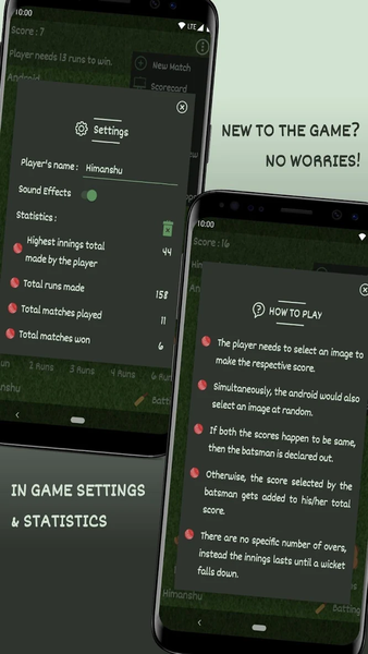 Hand Cricket Battle - Image screenshot of android app
