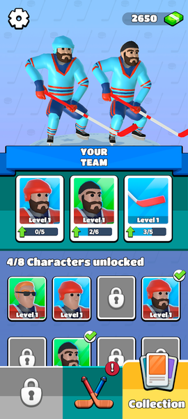 Hockey league masters - Gameplay image of android game