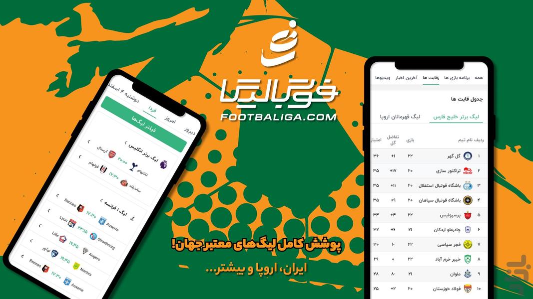 ‏‏فوتبالیگا | اخبار پیش بینی آنلاین - Image screenshot of android app