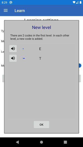 Morse Code - Learn & Translate - Image screenshot of android app