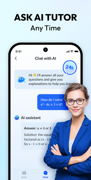 Homework Helper Math AI Solver - Image screenshot of android app
