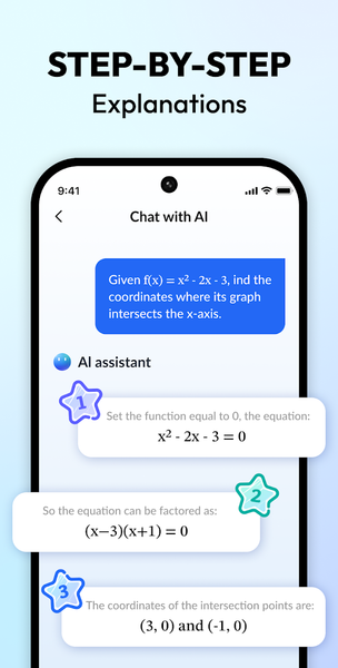 Homework Helper Math AI Solver - Image screenshot of android app