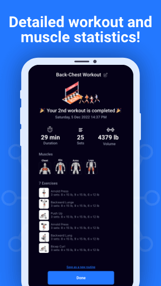 Workout Planner Gym Log・Fit AI - Image screenshot of android app