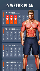 Home Workout - تمرین در خانه بدون تجهیزات - عکس برنامه موبایلی اندروید