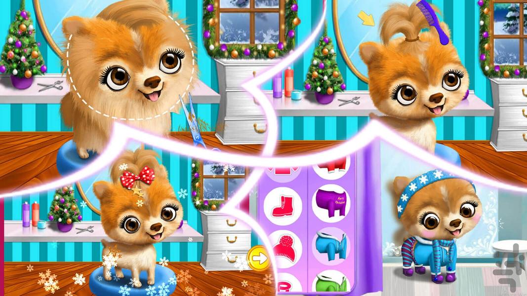 Game Animal Hairdresser - Gameplay image of android game