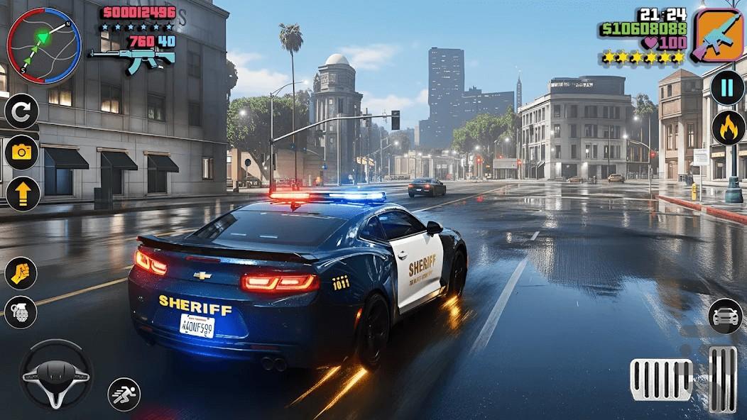 Police Chase - Gameplay image of android game