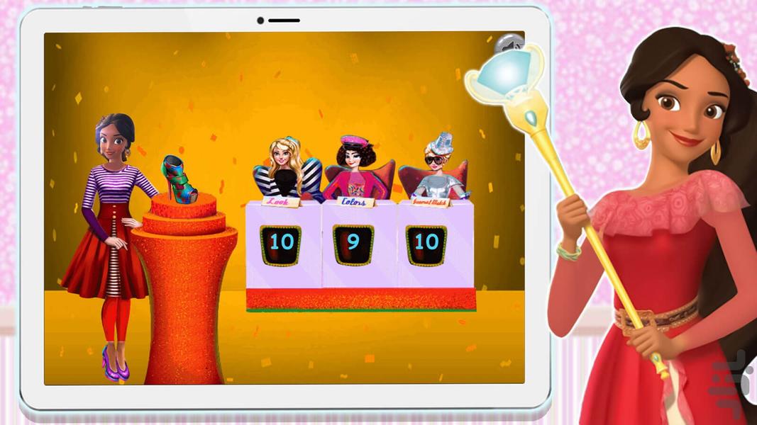 بازی طراحی کفش النا - عکس بازی موبایلی اندروید