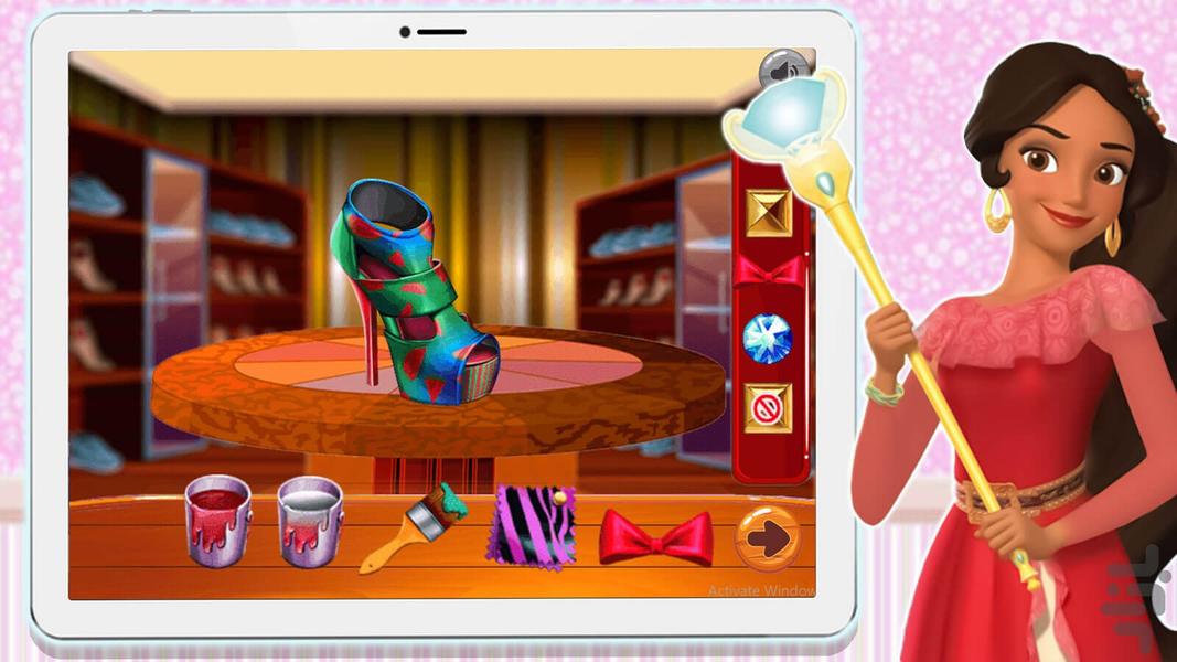 بازی طراحی کفش النا - عکس بازی موبایلی اندروید