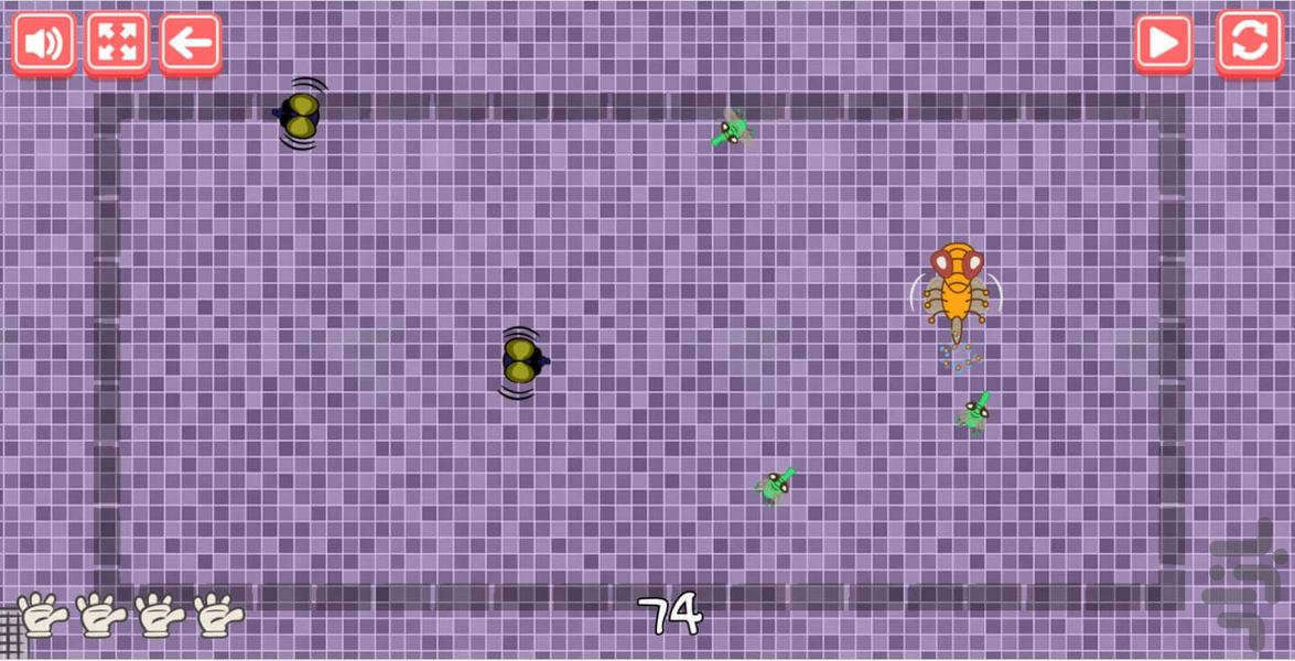 Bug Smasher - Gameplay image of android game