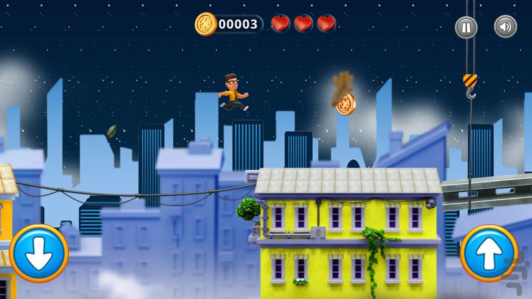 Game Runner man - Gameplay image of android game